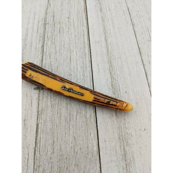 Vintage Can Tapper Bottle Jar Opener Lid Lift Church Key Faux Antler Handle 7" - Picture 2 of 6